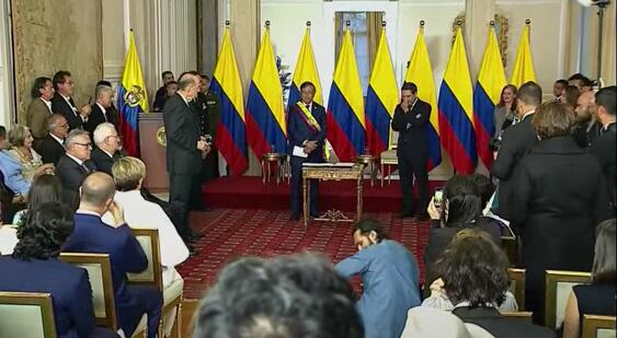 Posesión del Gabinete de Gustavo Petro.