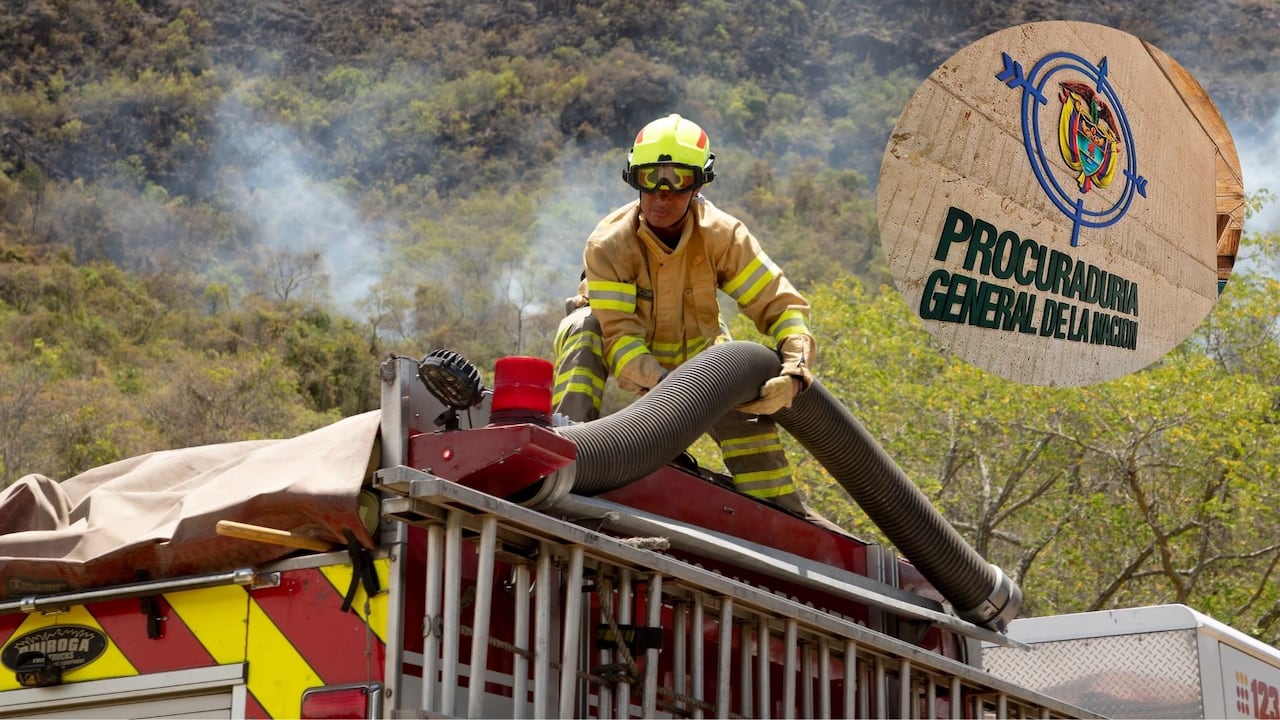 La Procuraduría alertó sobre la falta de convenios para garantizar el servicio de bomberos en siete municipios del Tolima, en medio de la emergencia por incendios forestales.