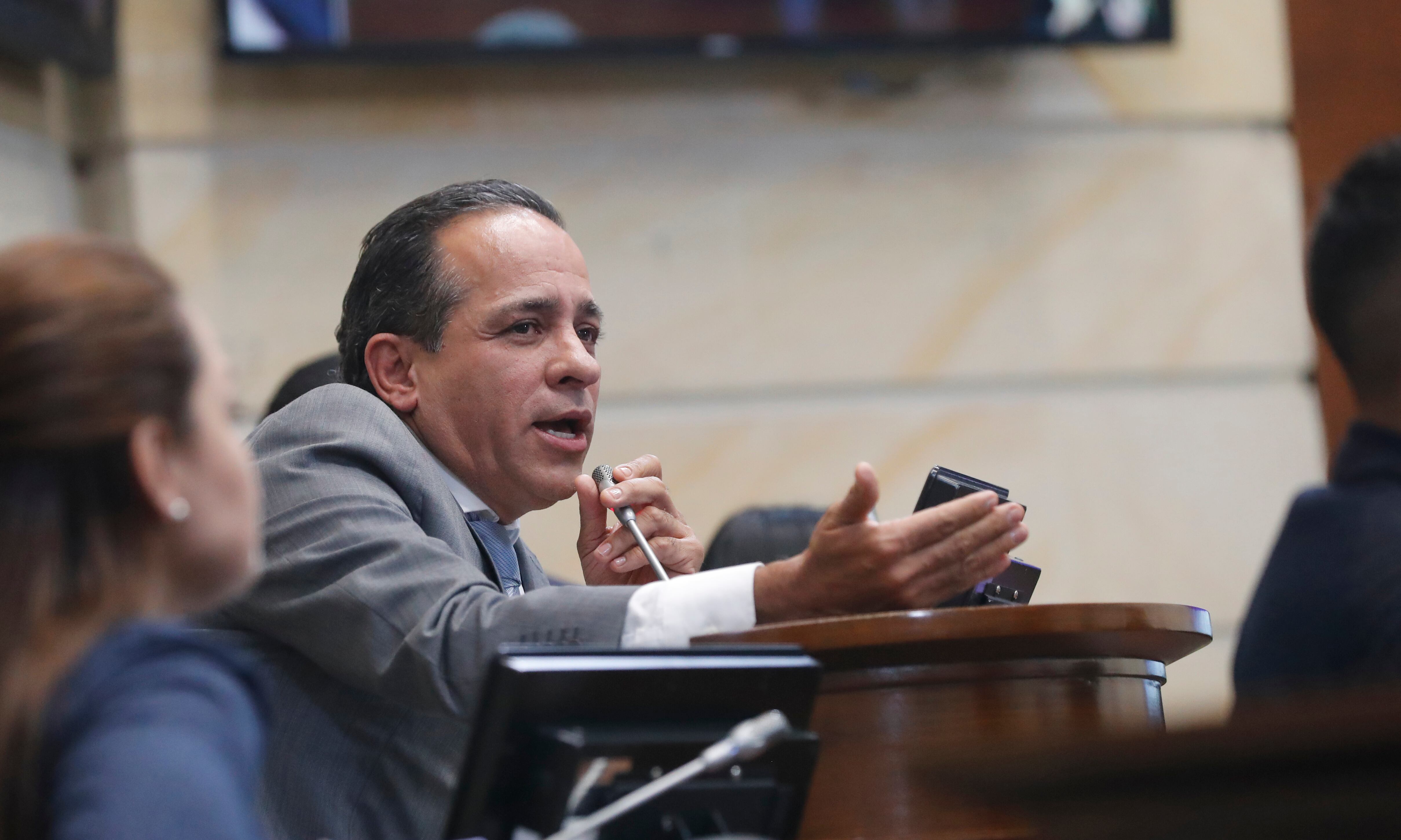 Presidente del Senado Alexander López Maya
último día de sesiones ordinarias en el Congreso de la República plenaria del Senado
Bogota junio 20 del 2023
Foto Guillermo Torres Reina / Semana