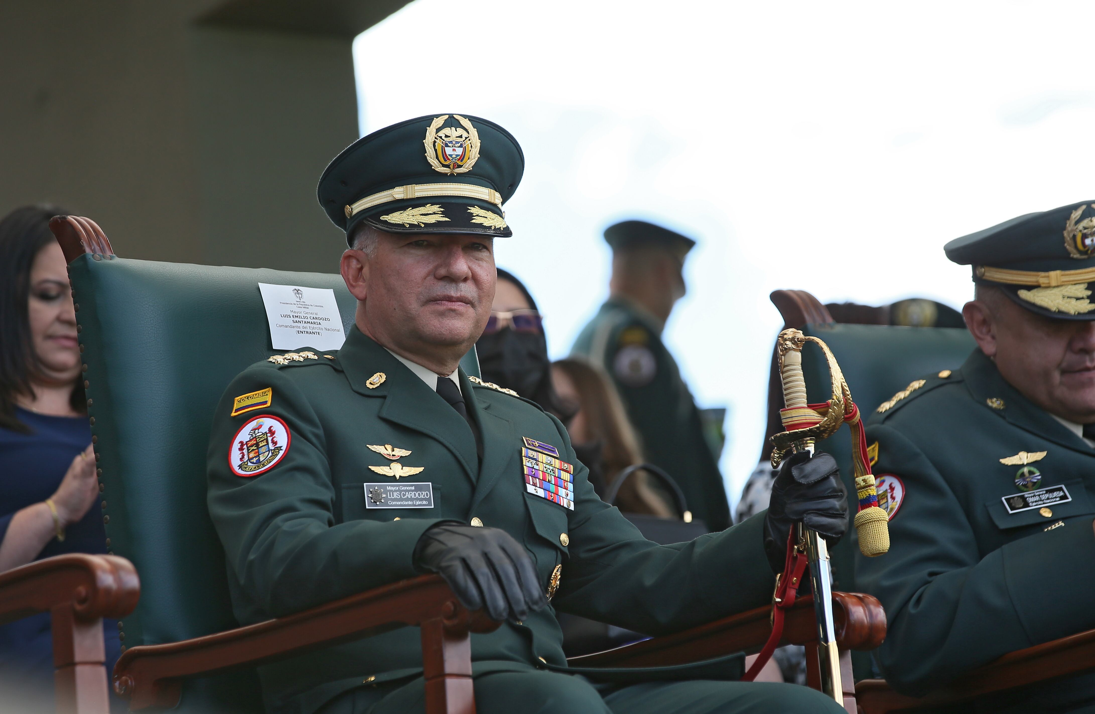 Mayor general Luis Emilio Cardozo Comandante del Ejército Nacional
Ceremonia de transmisión de cambio de mando del Comando del Ejército Nacional
Bogota mayo 31 del 2024
Foto Guillermo Torres Reina / Semana