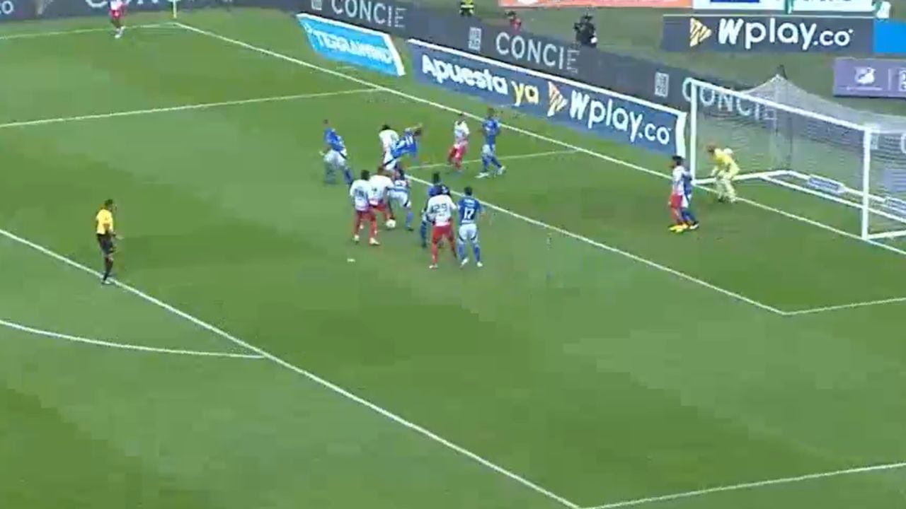 Increíble gol errado en Millonarios vs. Fortaleza: video de la jugada en El Campín