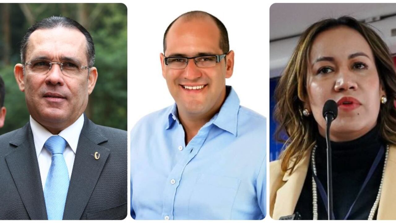 Efraín Cepeda, Gerardo Yepes y Carolina Corcho.