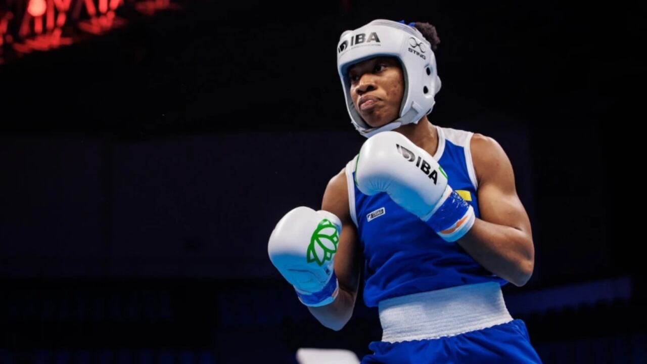 Angie Valdés, boxeadora colombiana en los Olímpicos de París 2024