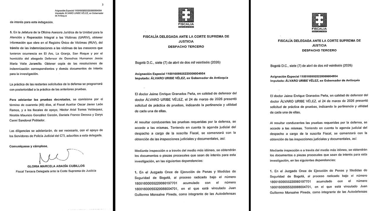 Para mantener la línea de defensa, su equipo jurídico, encabezado por el abogado Jaime Granados, está recogiendo un arsenal probatorio para demostrar que el expresidente Uribe no está relacionado con la masacre. 