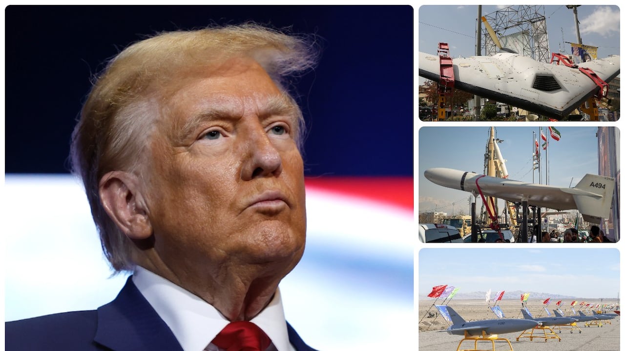 Donald Trump y misiles iraníes