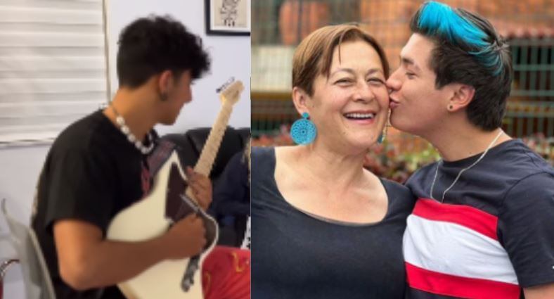 Hijo de Alina Lozano cumplió hace poco 16 años