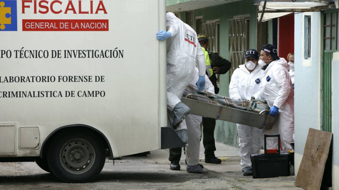 Foto de referencia de un asesinato perpetrado en Bogotá