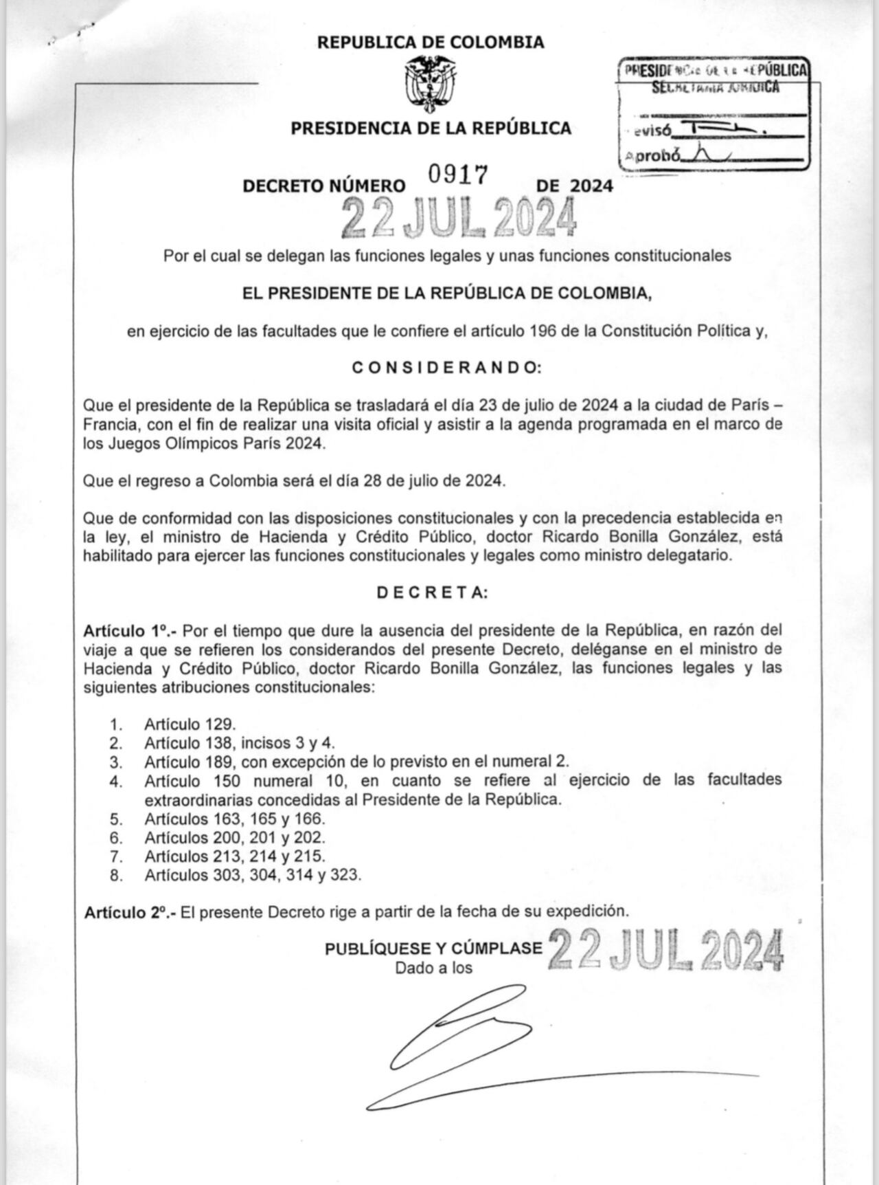 Decreto Gustavo Petro