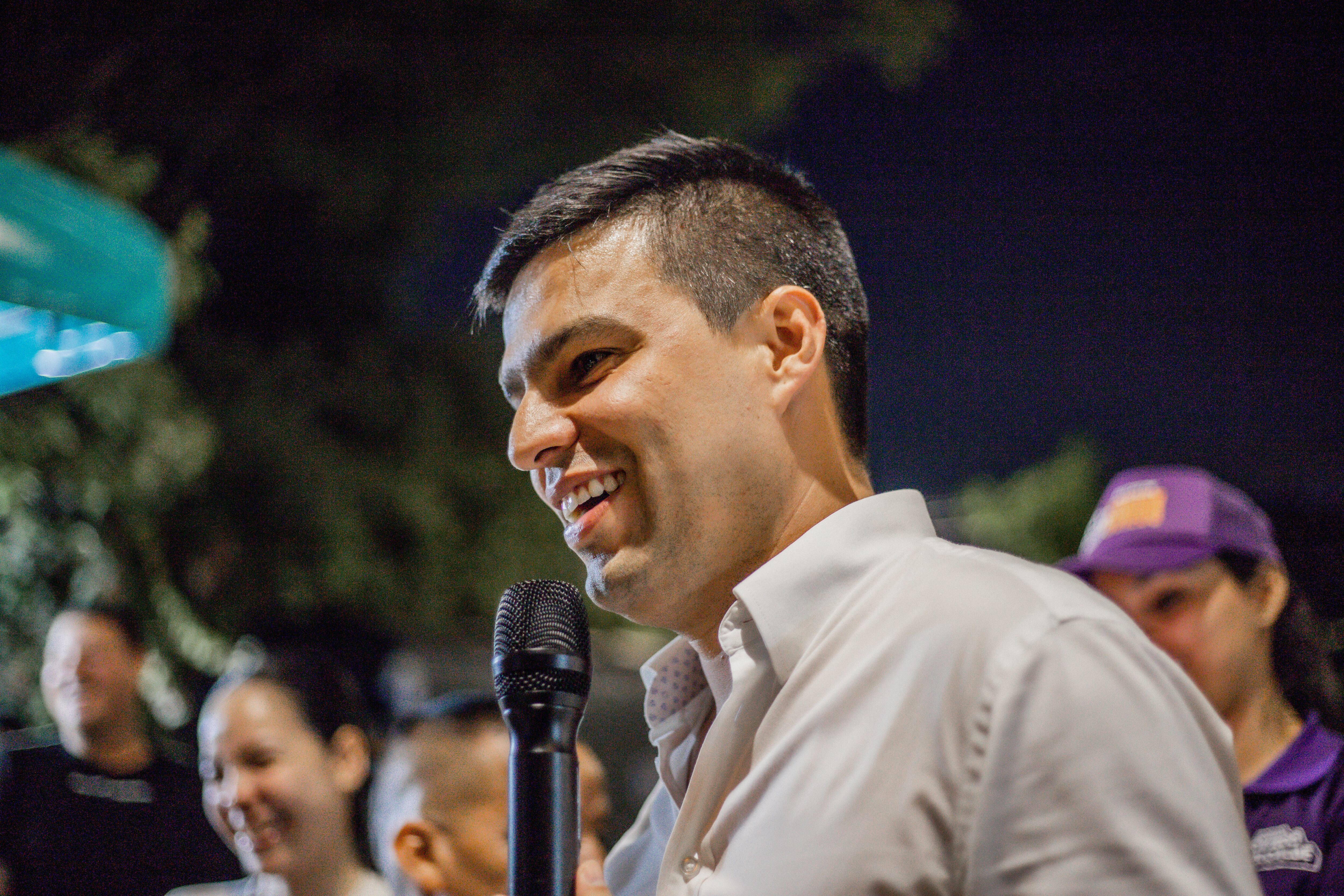 Fabián Oviedo, candidato a la alcaldía de Bucaramanga.