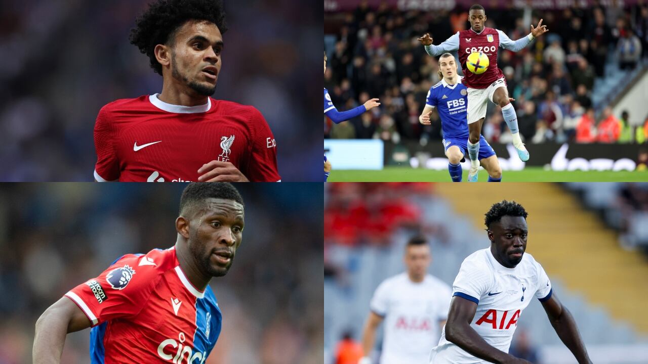 Diaz, Lerma, Durán y Sánchez, jugadores colombianos en la Premier League