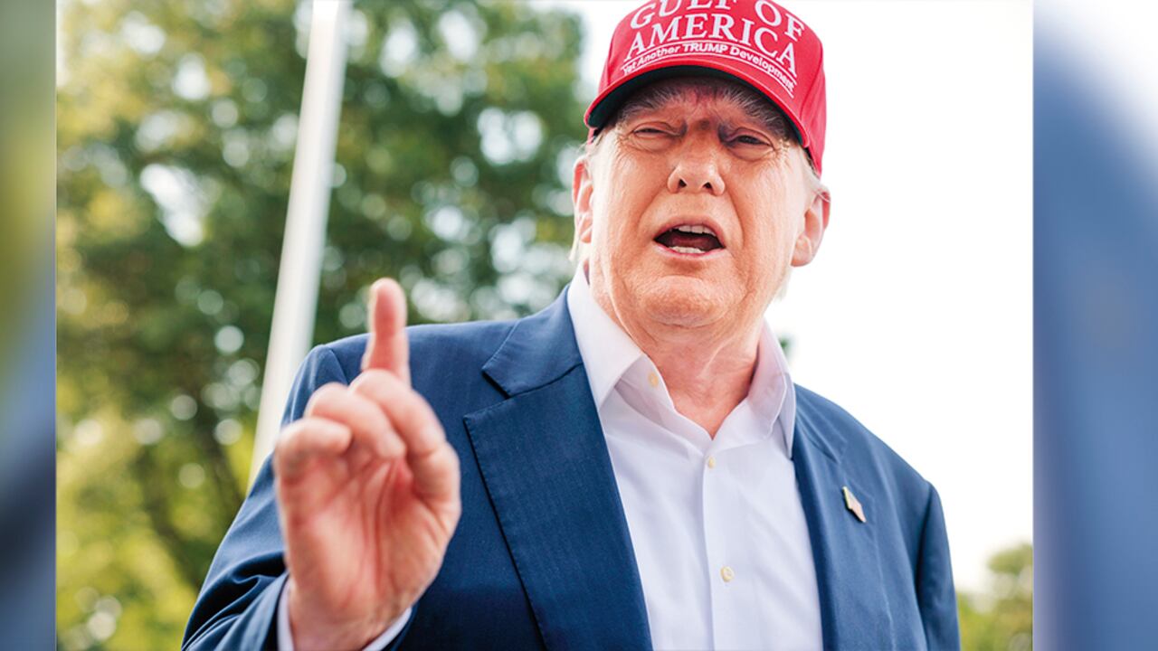 Donald Trump, presidente de Estados Unidos.