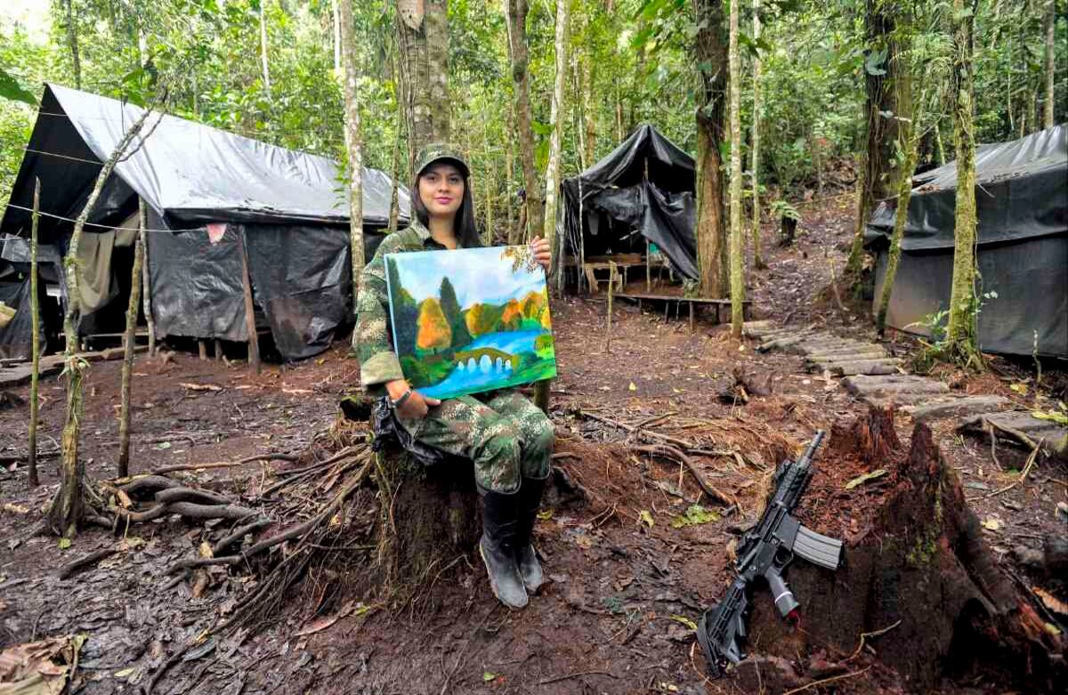 Campamento de las Farc en el Cauca, el 18 de enero de 2017. Foto: Carlos J Martínez