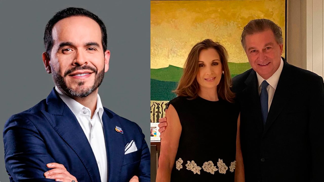 Jaime Gilinski, su esposa Raquel Kardonski y Abelardo De La Espriella.