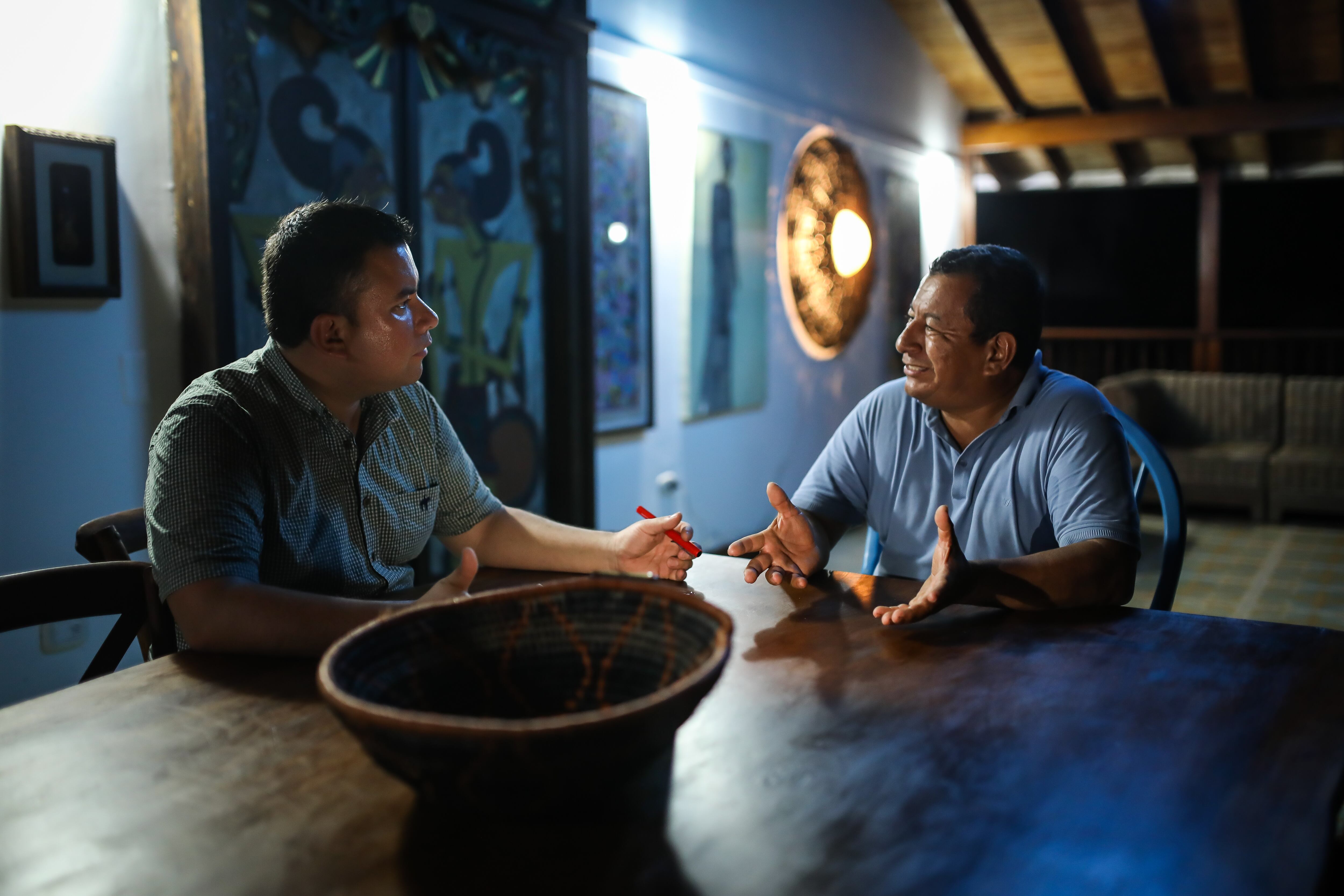 Luis Pérez, esposo de Piedad Córdoba. Finca Ari Ari