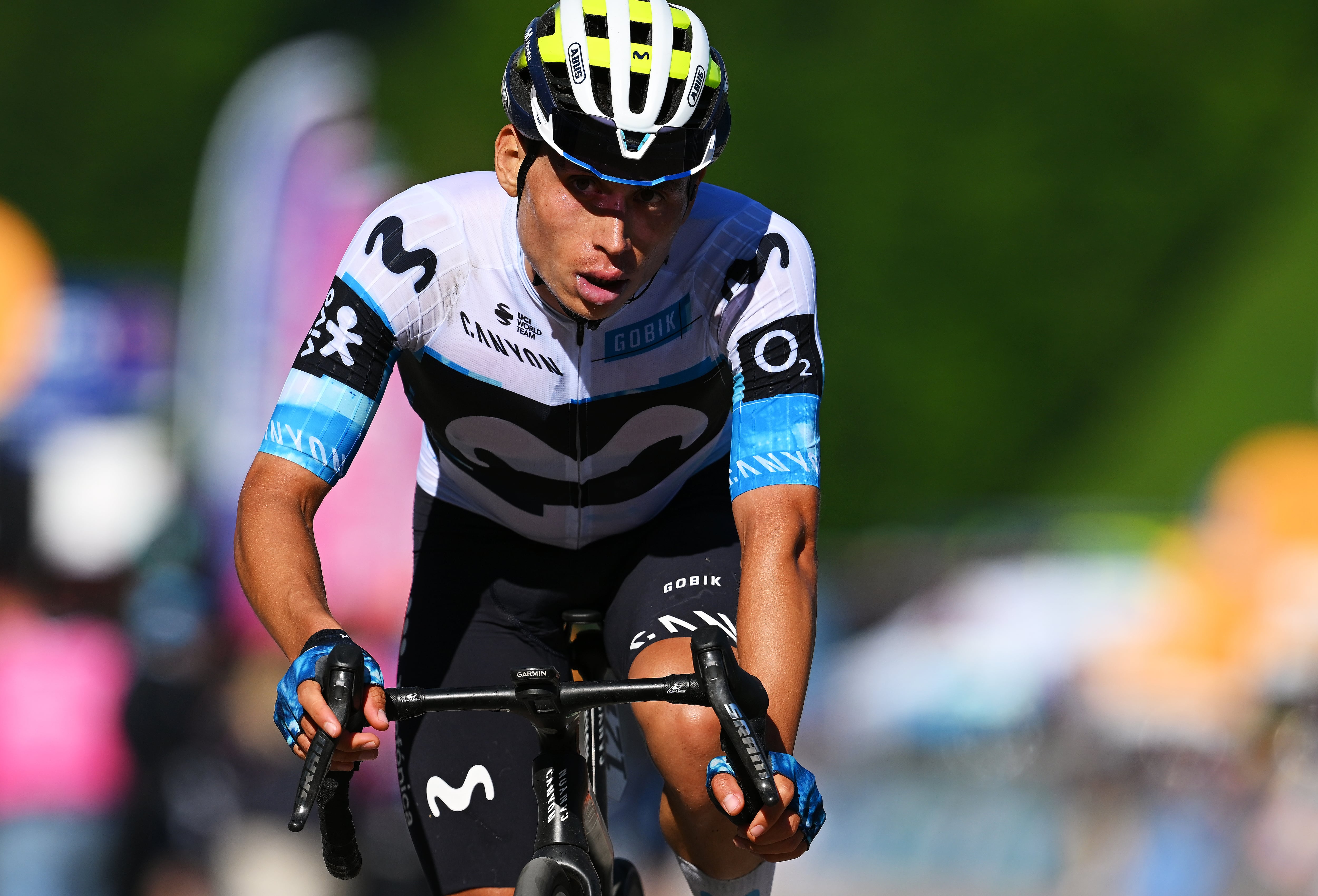 Einer Rubio, detrás de Egan por un puesto y queda como el mejor del Movistar en el Giro de Italia 2025.
