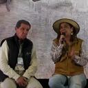 El presidente de Fedegán, José Félix Lafaurie, y la ministra de Agricultura, Jhenifer Mojica, durante el anuncio de la política de reforma agraria integral enfocada en la ganadería