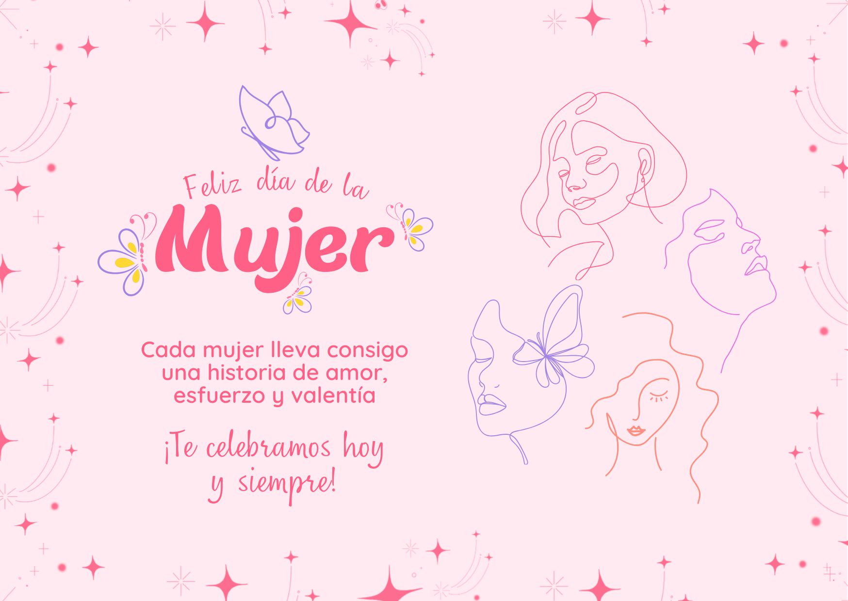 Imágenes para compartir por WhatsApp en el Día de la Mujer.