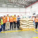 Proceso de exportación de café.