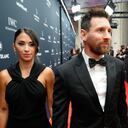 Lionel Messi junto a su esposa Antonela Rocuzzo