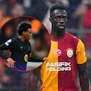Lamine Yamal con Dávinson Sánchez