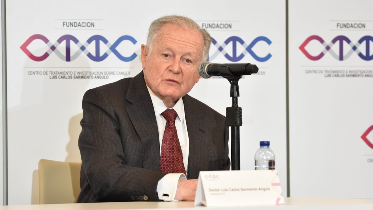 El ingeniero civil y empresario bogotano Luis Carlos Sarmiento Angulo.