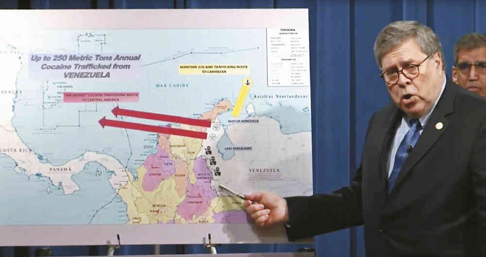 William Barr, exfiscal general de EE.UU. quien presentó cargos contra Maduro y otras 14 personas en tribunales de Nueva York, Miami y Washington.