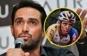 Alberto Contador le dedicó un mensaje en redes sociales a Egan Bernal