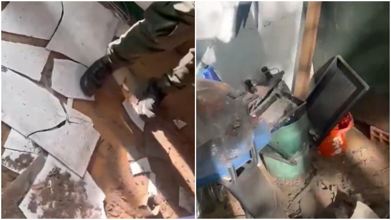 Así quedó la estación de Policía de Suárez, Cauca, tras ataque de disidencias de las Farc el jueves 11 de julio