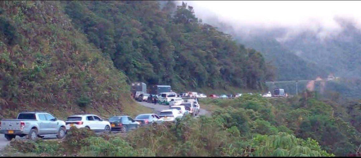 Vía Pasto - Mocoa, imagen de referencia.