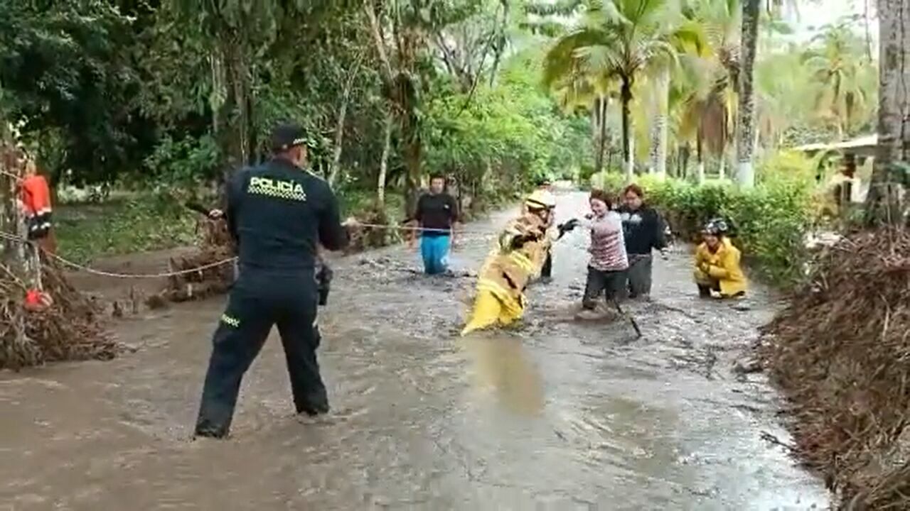 Los bomberos de Cundinamarca informaron sobre la gravedad de la situación.