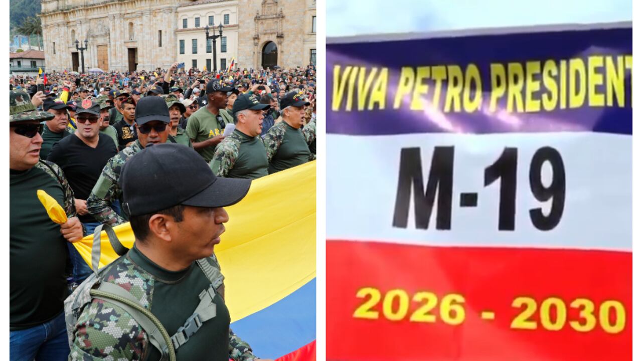 Veteranos reclaman por bandera del M-19.