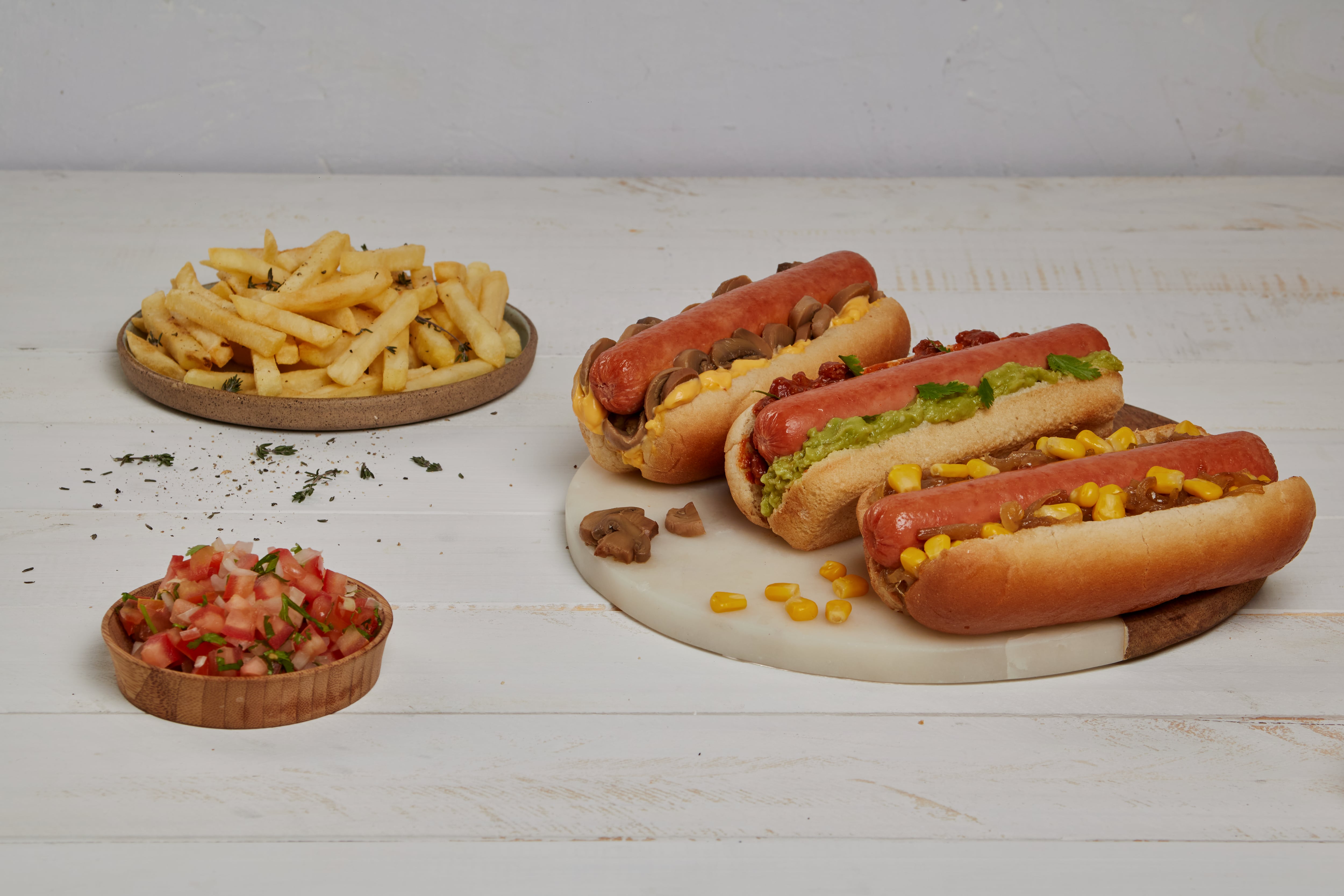 Las variedades de perro caliente son muchas y solo es necesario agregar imaginación.