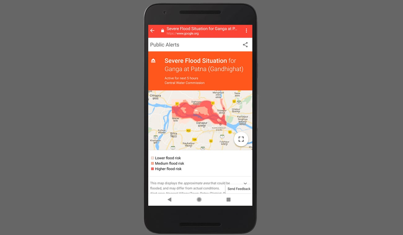Google implementa un sistema para alertar sobre inundaciones en Colombia.