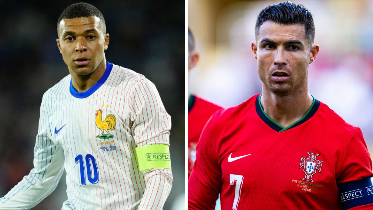 Mbappé y Cristiano.
