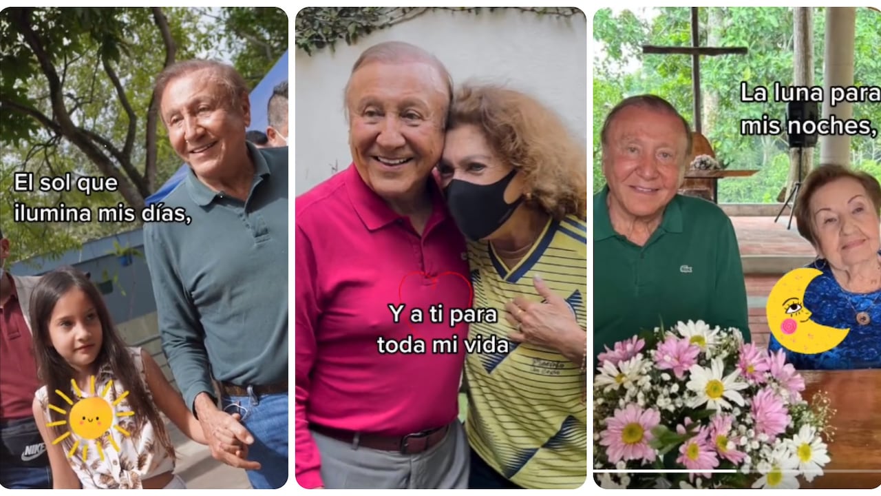 Su nieta, su esposa y su madre