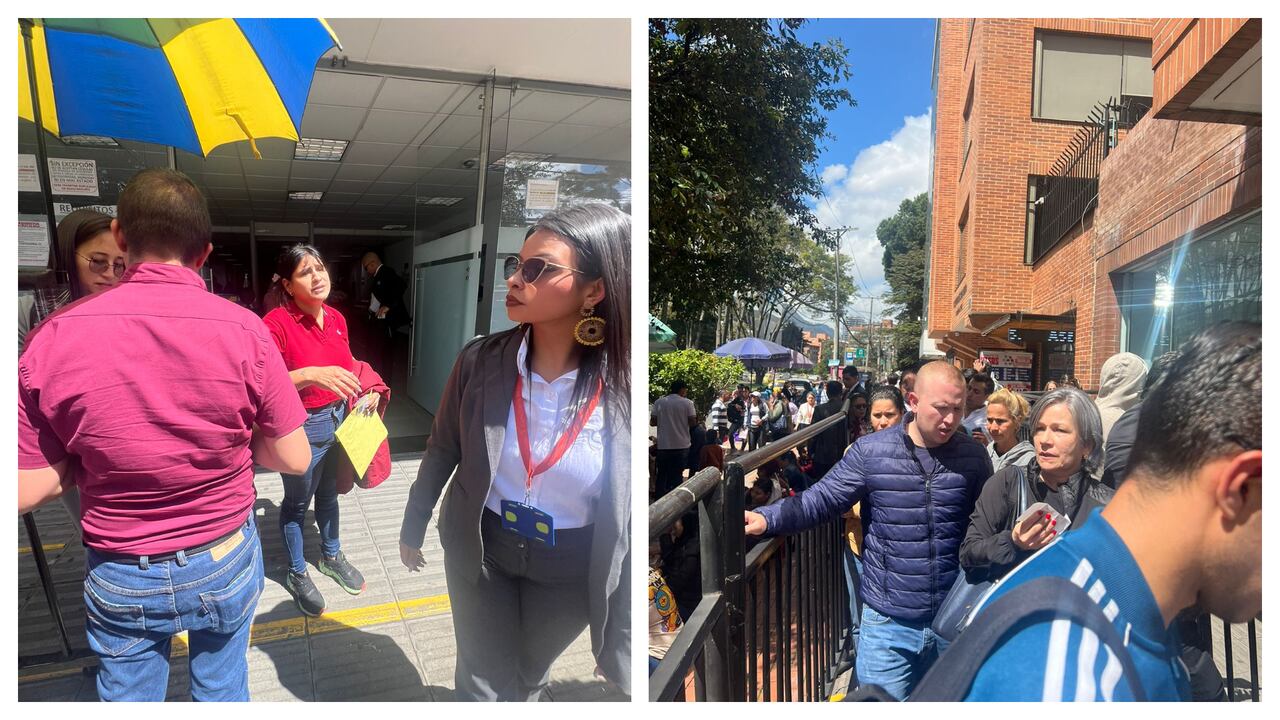 La sede norte de pasaportes en Bogotá está colapsada y en la sede centro no hay servicio.