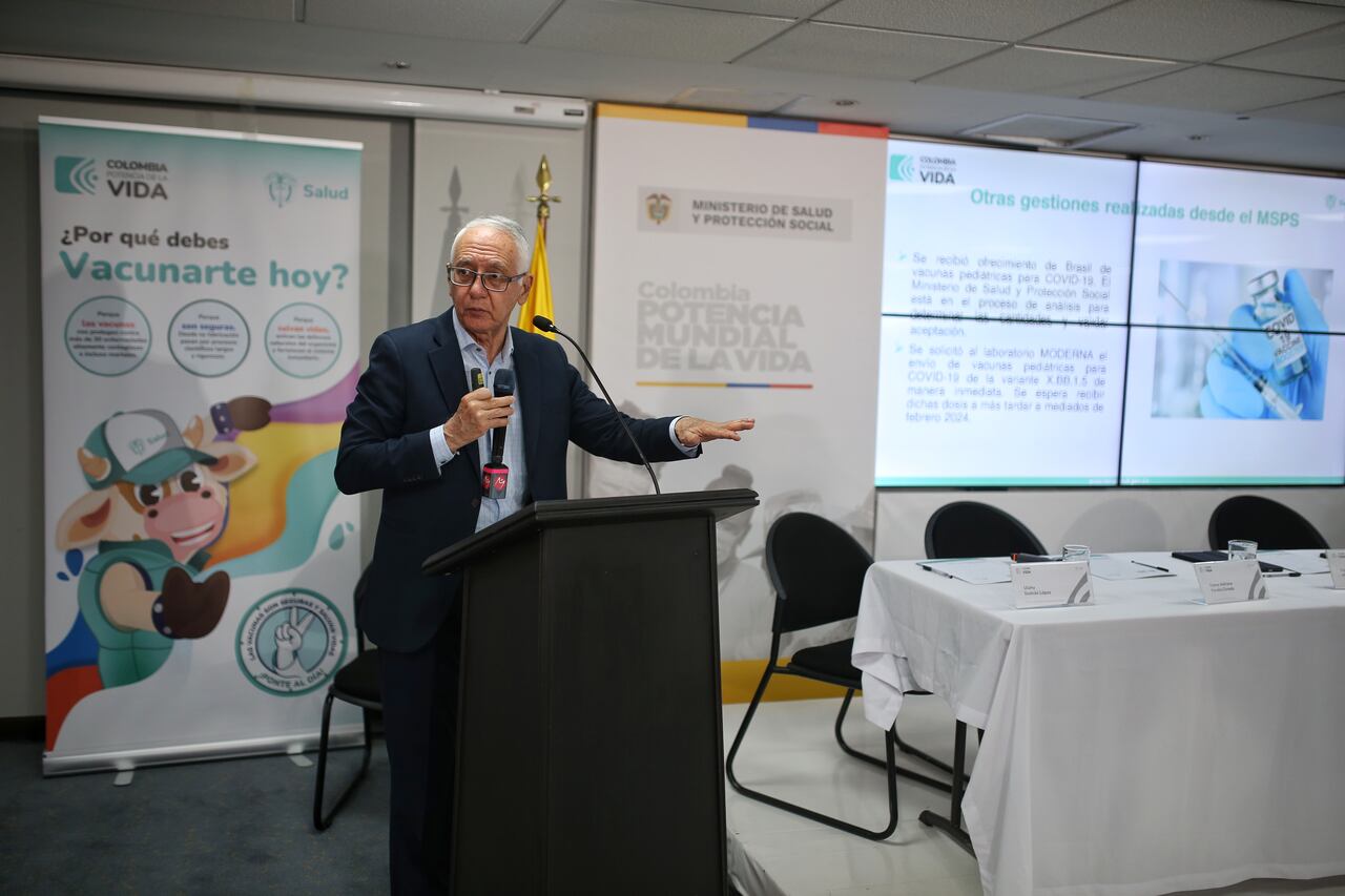 Guillermo Alfonso Jaramillo
Ministro de Salud, rueda de prensa Covid
