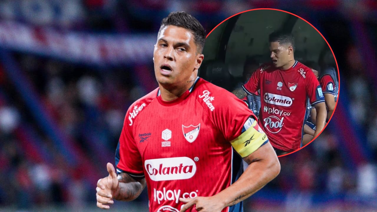 Primera lesión de Juan Fernando Quintero en su regreso al Deportivo Independiente Medellín.