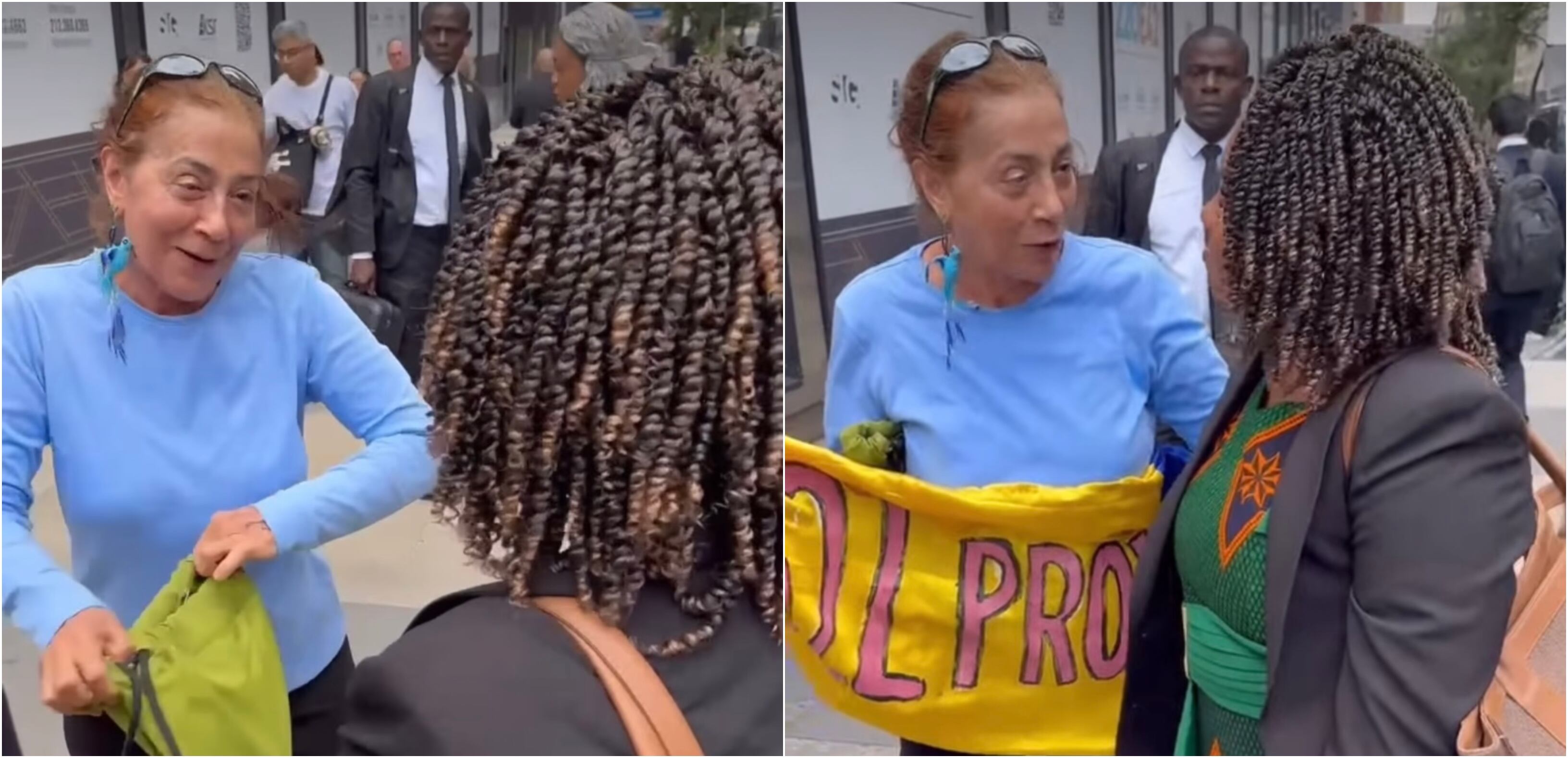 Francia Márquez en las calles de Nueva York