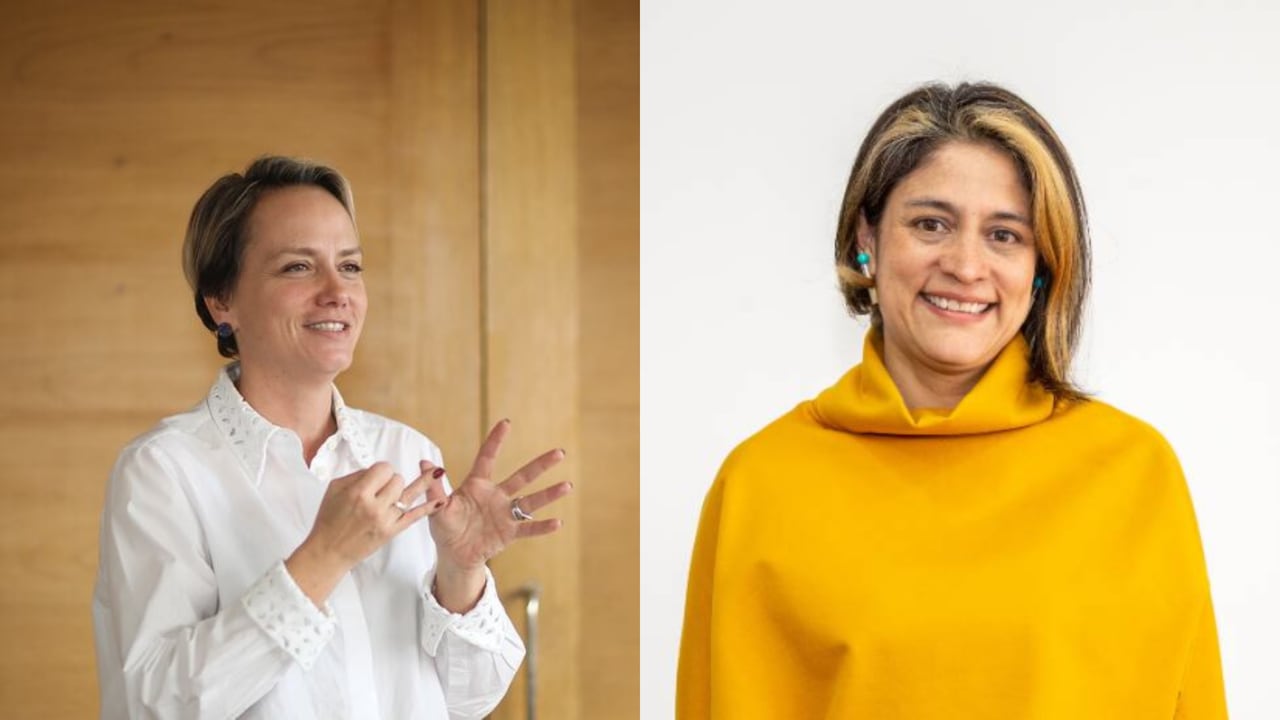 Isabel Segovia y Julia Rubiano.