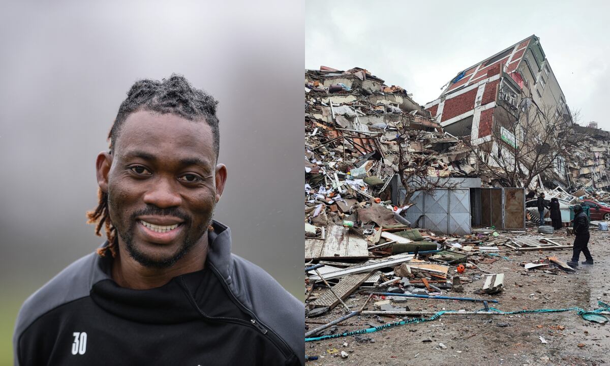 Christian Atsu, terremoto Turquía. Foto: Getty Images/Serena Taylor/Newcastle United//Ihlas News Agency (IHA) via REUTERS