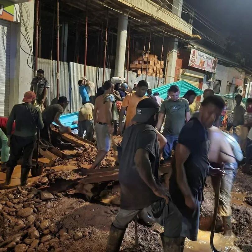 La calle iba a ser intervenida por la Alcaldía