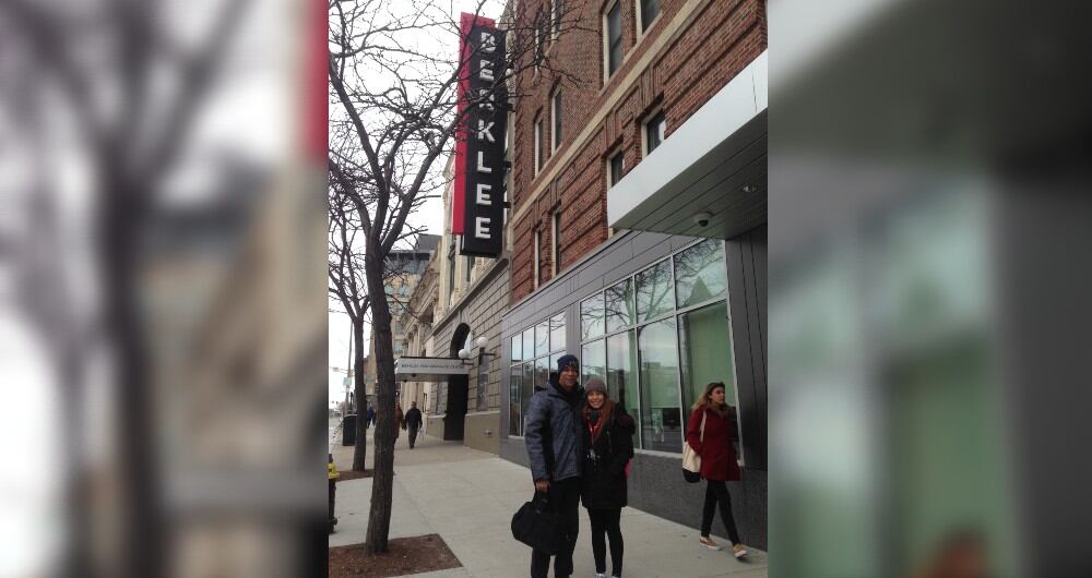 Andrea Ferrero con Tomo Fujita en Berkley.