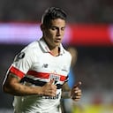 James Rodríguez, actualmente, juega en el fútbol brasileño (Sao paulo).