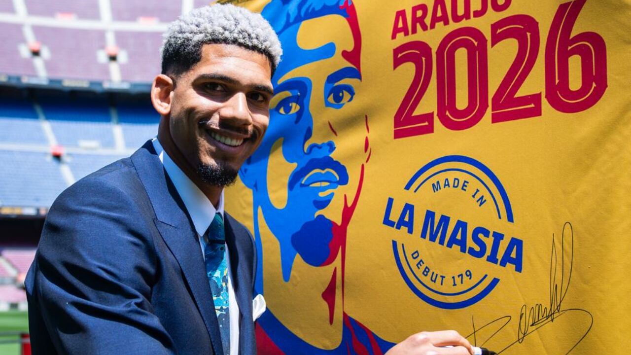 Ronald Araujo hace parte de las divisiones menores del club español