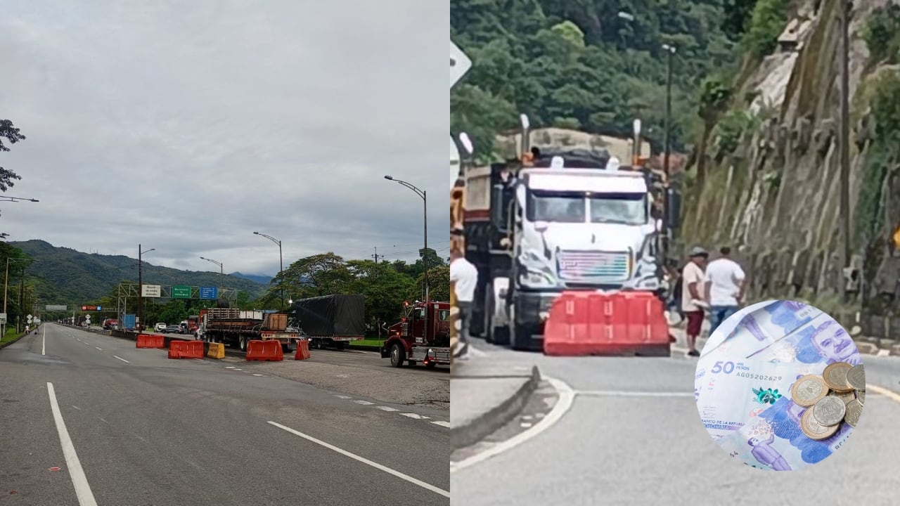 Vía al Llano, uno de los corredores viales más importantes en todo el país.