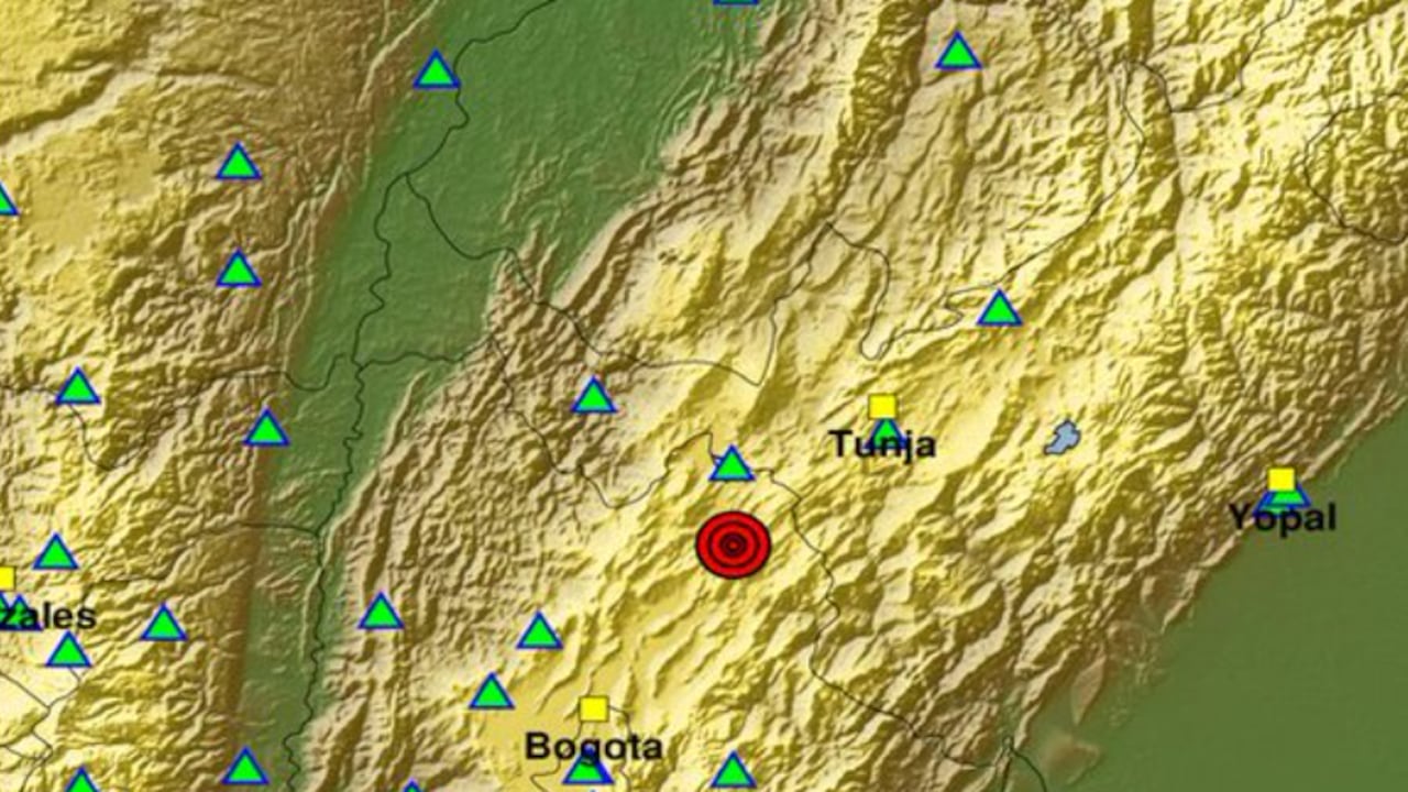 Temblor en Cucunubá, Cundinamarca.