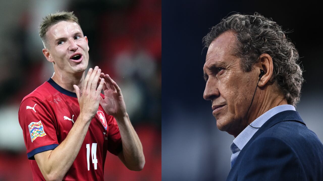 Jakub Jankto y Jorge Valdano. Foto: AP/Petr David Josek//Getty Images/David Ramos
