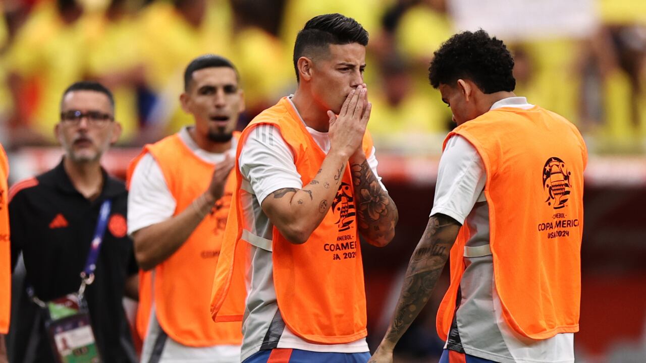 Luis Díaz y James Rodríguez en Selección Colombia