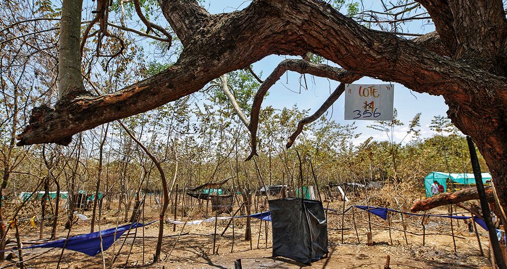  En el Huila hay un asentamiento que lleva por nombre Gustavo Petro. Más de 2.000 personas se tomaron un predio privado. 